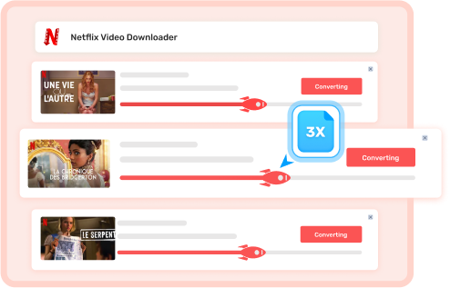 High Res and Speed Netflix Downloader