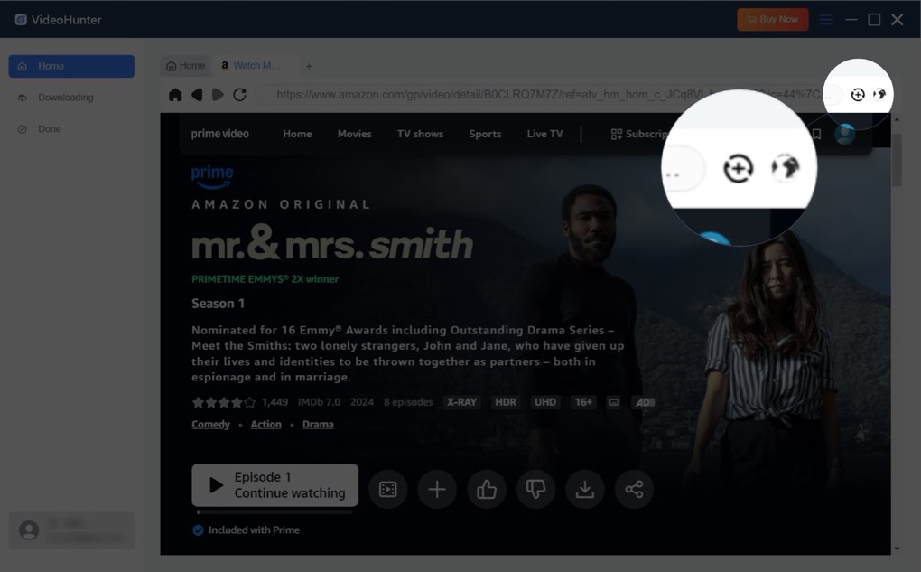 Select Amazon Prime Videos to Download