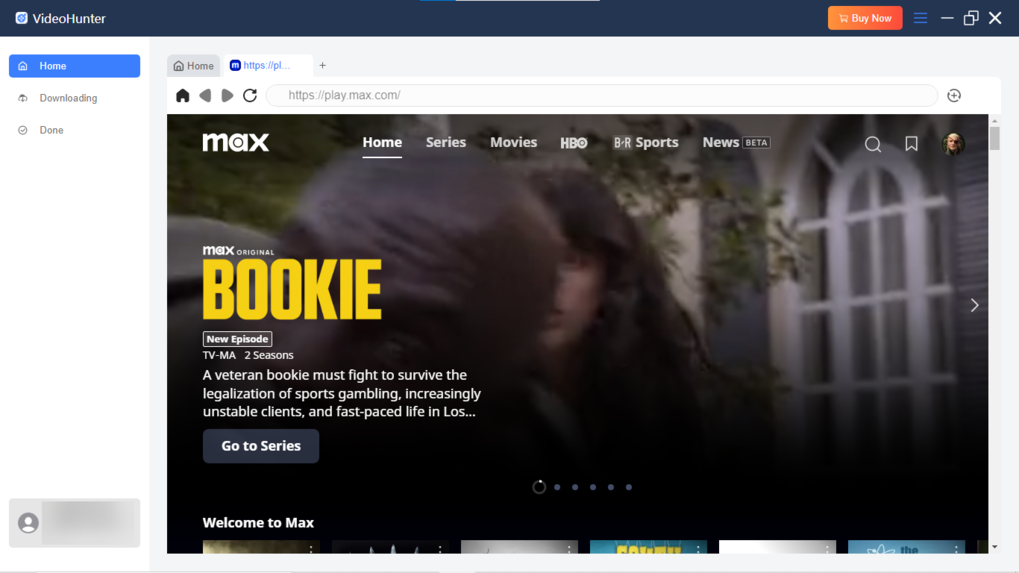 Select HBO Max Service