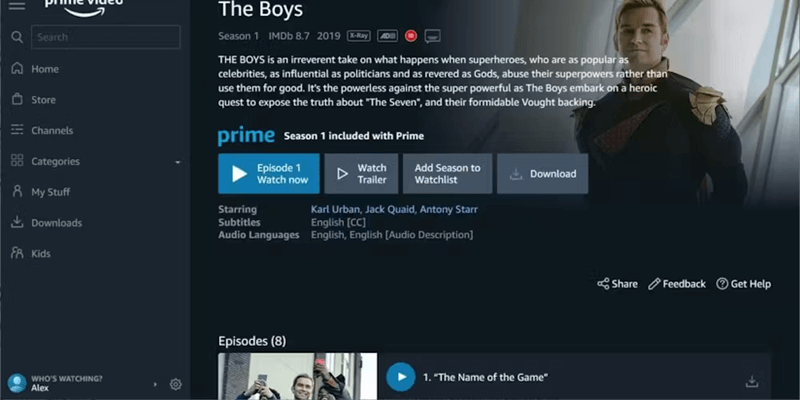 Download Amazon Prime Video Windows App