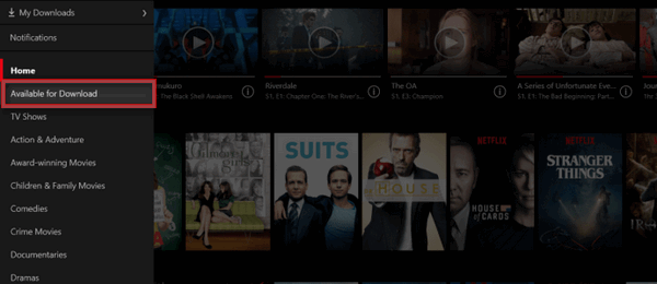 Download Netflix on iOS/Android/Fire Tablet