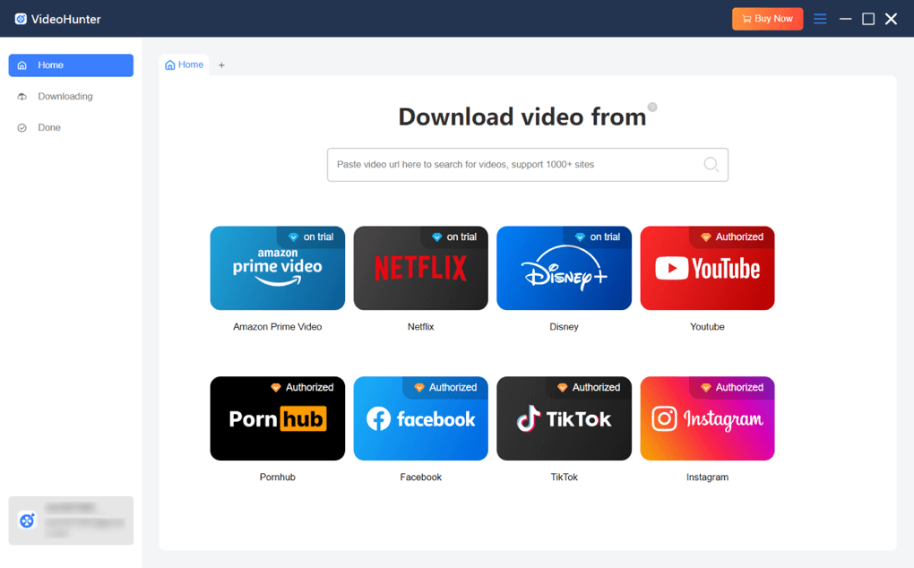 Choose Platform to Download Video