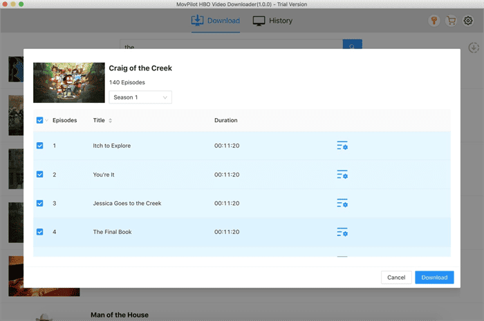 MovPilot Max Video Downloader Interface