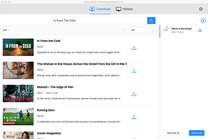 Pazu Netflix Video Downloader